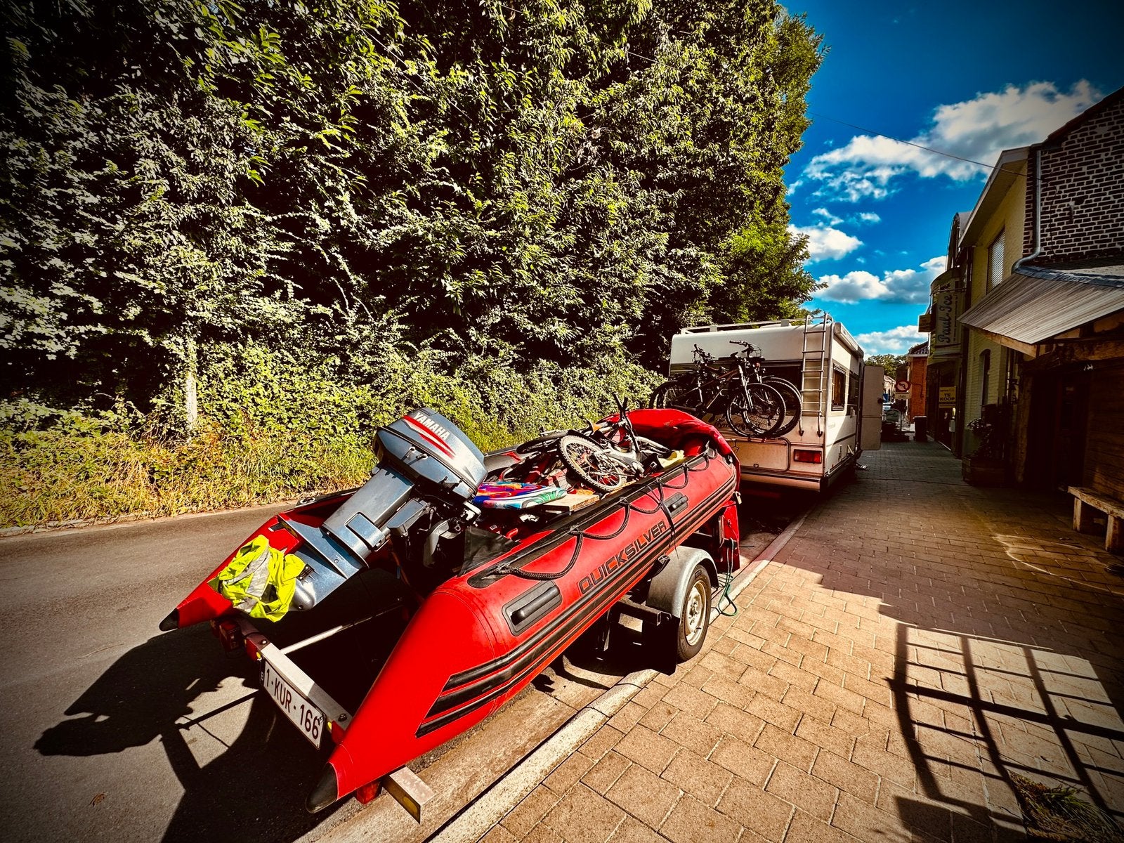 Quicksilver 380 HD + trailer, Aluminium, Quicksilver, 30 ch, Enlèvement
