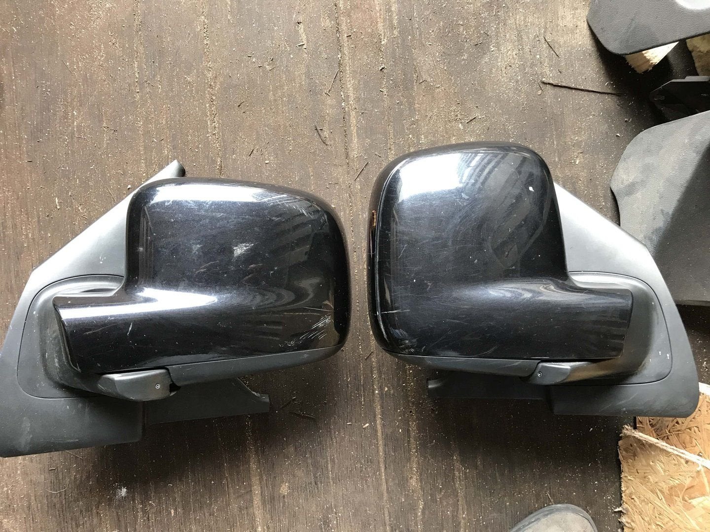 Volkswagen T5 / Caddy Buitenspiegel Zwart, Gebruikt, -, Volkswagen, -