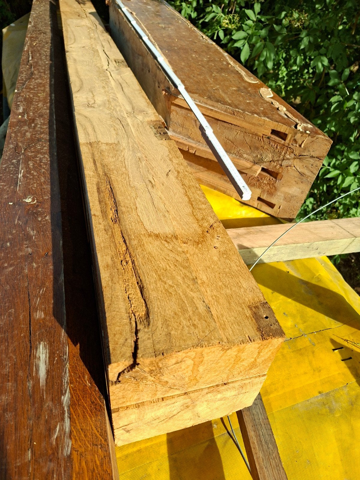 Eiken balk 100% droog, Enlèvement