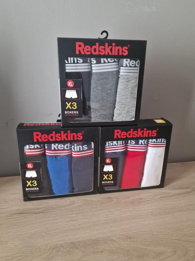 Boxeurs hommes de marque Redskins, Enlèvement ou Envoi