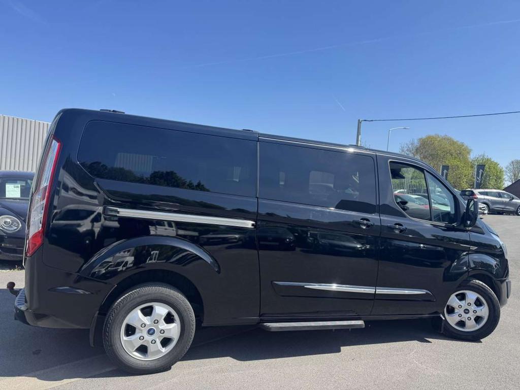 Ford Tourneo Custom TRANSIT LONG 2.0 ECOBLUE 170CH BVA 8 PLA, Auto's, Automaat, Stof, Zwart, Bedrijf