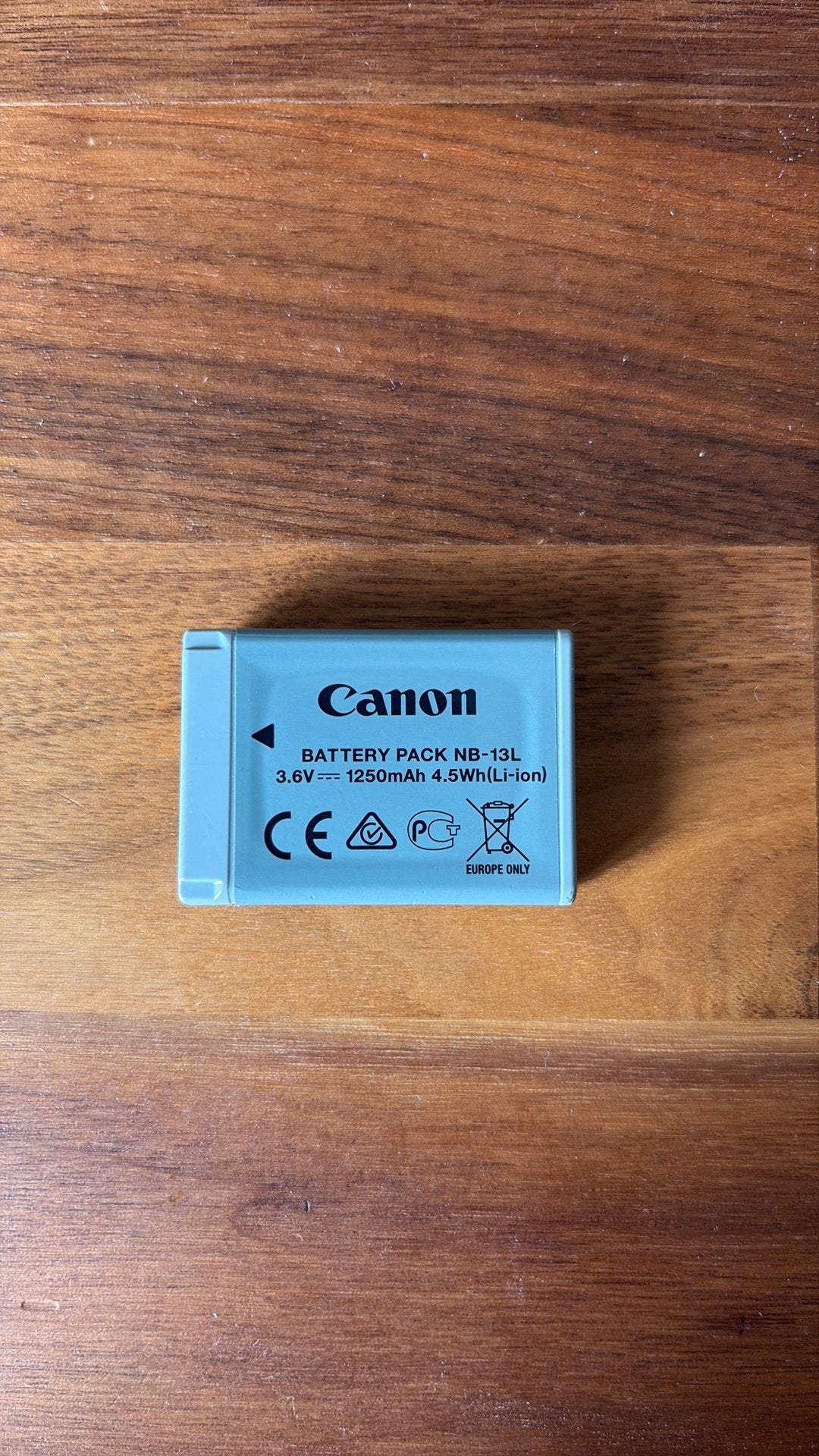 Canon G7X M (i/ii/iii) Batterij - Canon NB-13L, TV, Hi-fi & Vidéo, Photo | Accumulateurs & Batteries, Enlèvement ou Envoi, Comme neuf