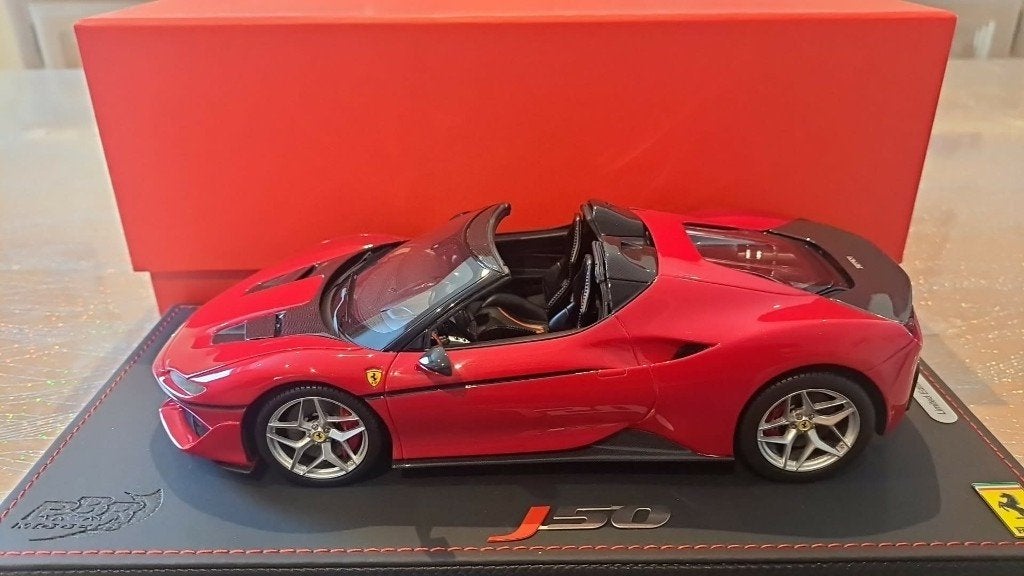 FERRARI J50 50e verjaardag 1/18 BBR, Ophalen of Verzenden, Zo goed als nieuw, Auto, Overige merken