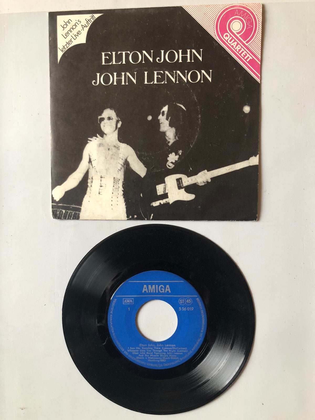 E.John & J. lennon  ( laatste live EP van J.Lennon; NM), Cd's en Dvd's, Verzenden, Zo goed als nieuw, EP