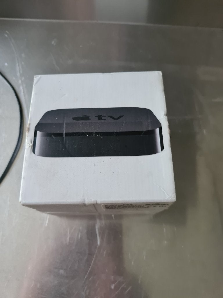 Complete Apple TV 3e generatie - A1469 in doos,+remote+HDMI, Ophalen of Verzenden, Gebruikt, HDMI