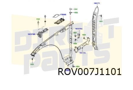 Range Rover Sport (6/22-) (L461) Voorscherm Rechts Origineel, Neuf, Land Rover, -, -