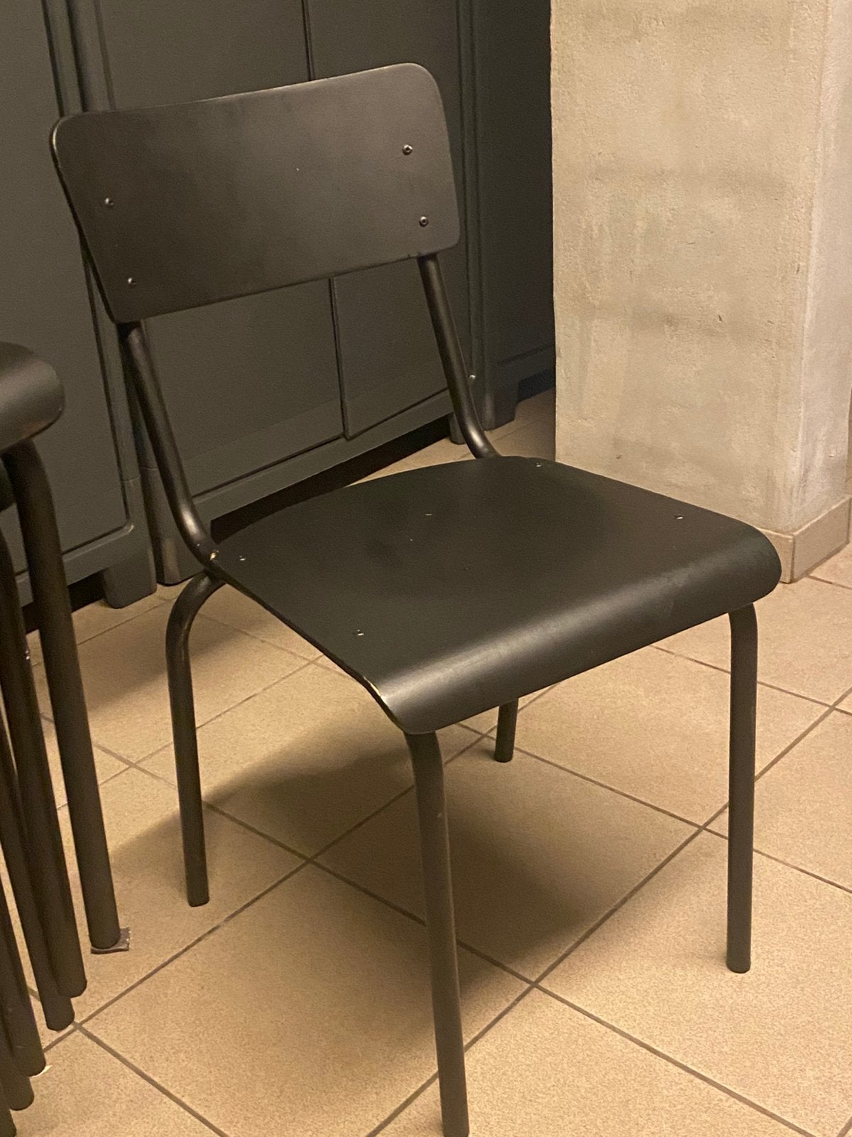 Stapelstoelen, Ophalen, Gebruikt, Horeca, Zwart
