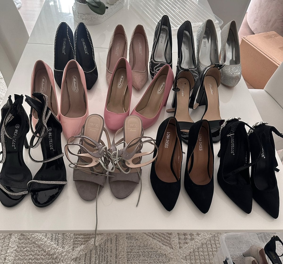 Lot de chaussures a talon femme, Enlèvement ou Envoi, Comme neuf