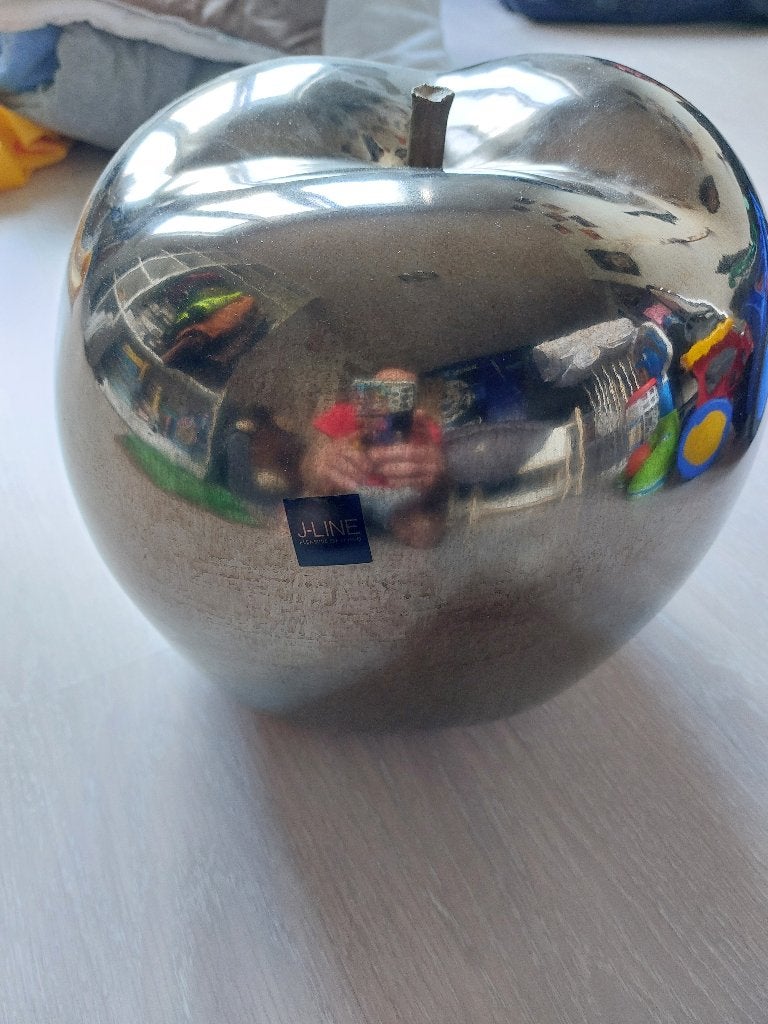Decoratie appel J-line, Ophalen, Zo goed als nieuw, Goud