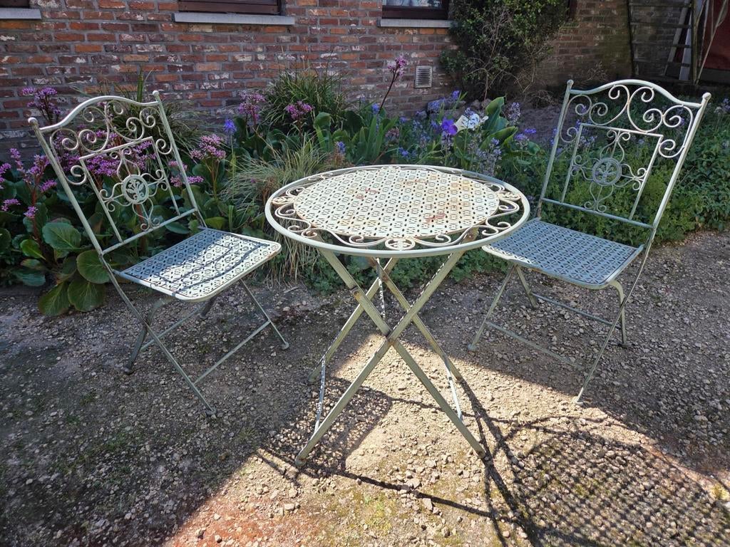 Tuinset, Tuin en Terras, Overige materialen, Gebruikt, Bijzettafel, Tuinset