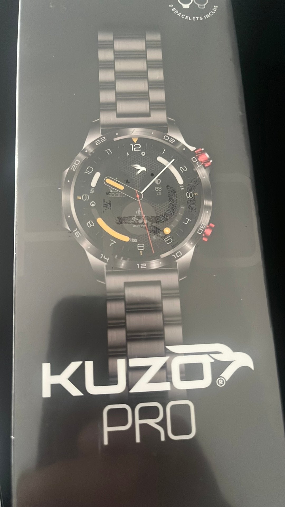 Smart watch, Handtassen en Accessoires, Smartwatches, Ophalen of Verzenden, Nieuw, Zwart