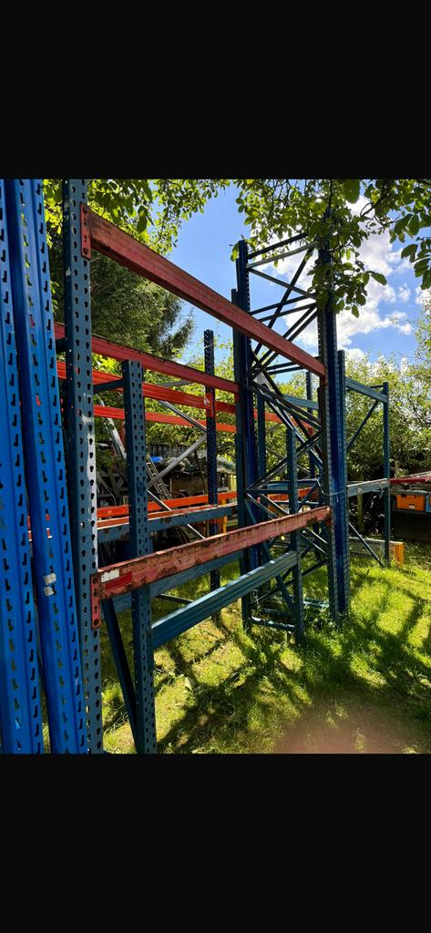 Palletstelling hoogte 3m50- breedte 100cm  Lengte 2m80, Doe-het-zelf en Bouw, Ophalen, Gebruikt