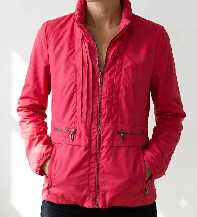 jas van Creenstone maat 40/42, Kleding | Dames, Jassen | Zomer, Gedragen, Maat 38/40 (M), Rood, Ophalen of Verzenden