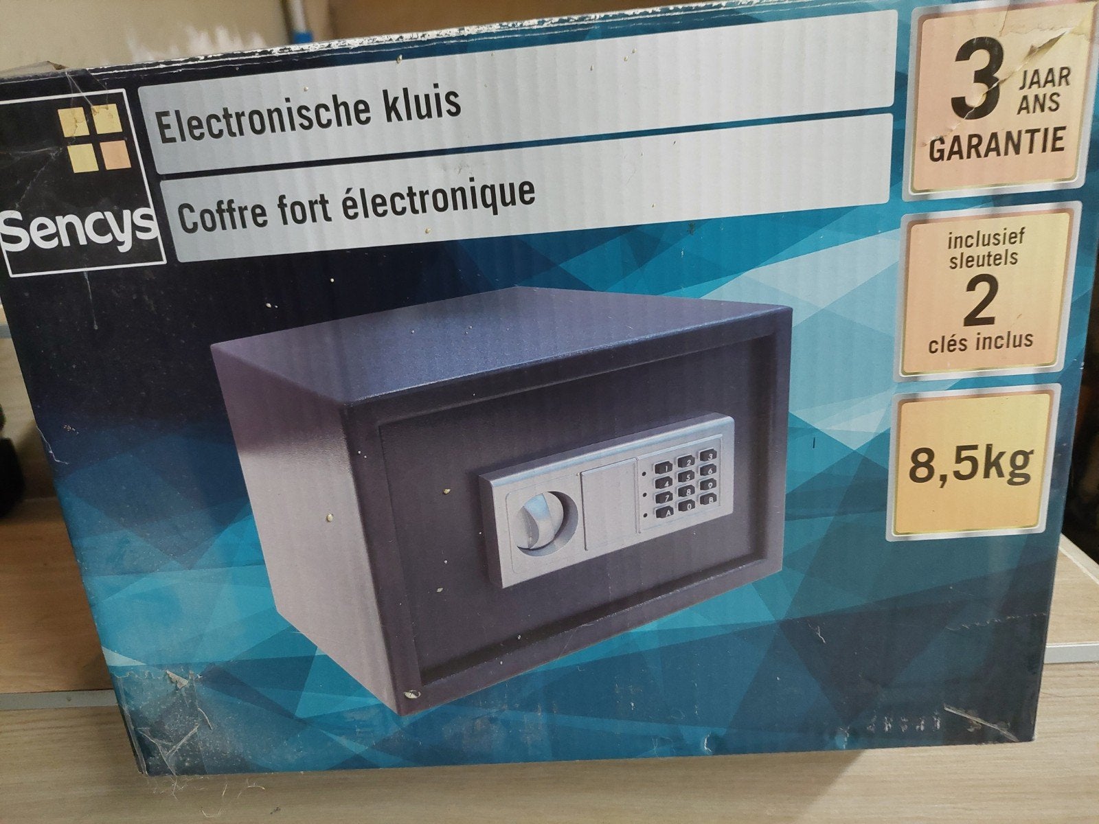 Elektronische brandkoffer, Enlèvement