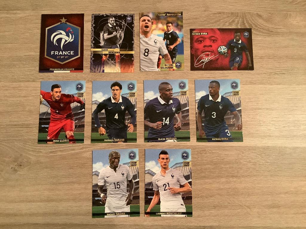 Panini cards ‘ Tousensemble ‘ Frankrijk (2015), Verzamelen, Ophalen of Verzenden, Zo goed als nieuw, Poster, Plaatje of Sticker