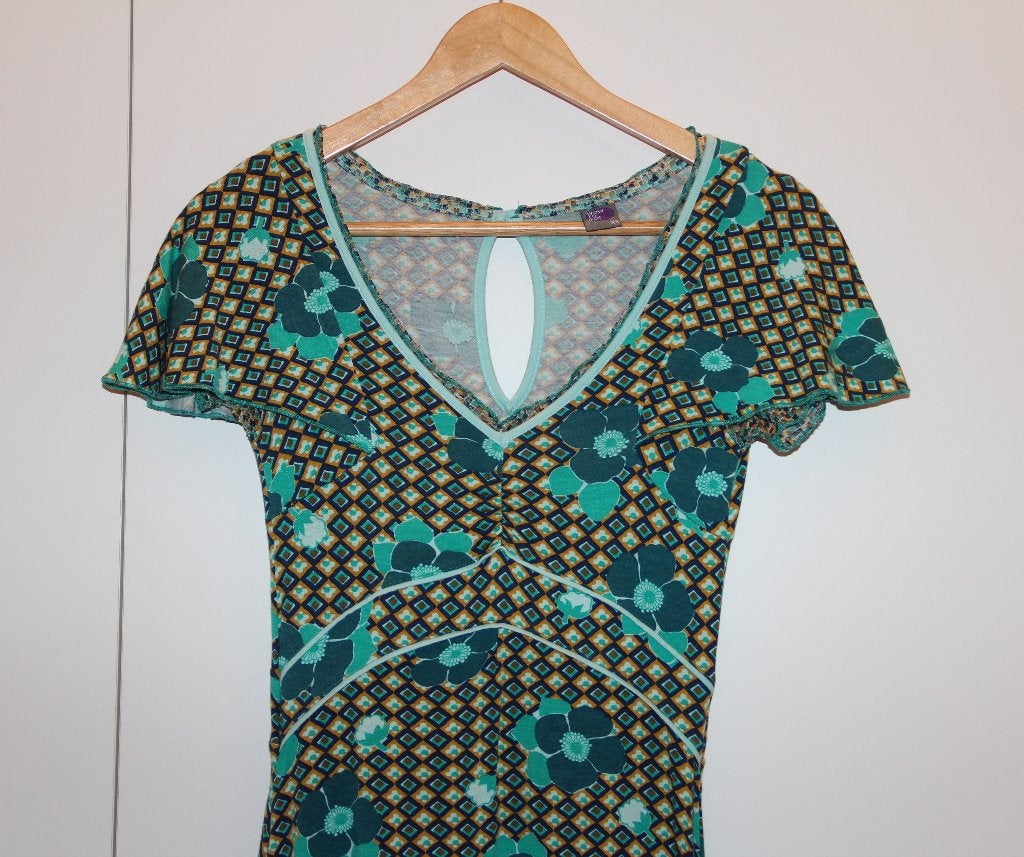 Robe estivale fleurie et géométrique Wow To Go XS, Enlèvement ou Envoi, Wow To Go, Taille 34 (XS) ou plus petite, Multicolore