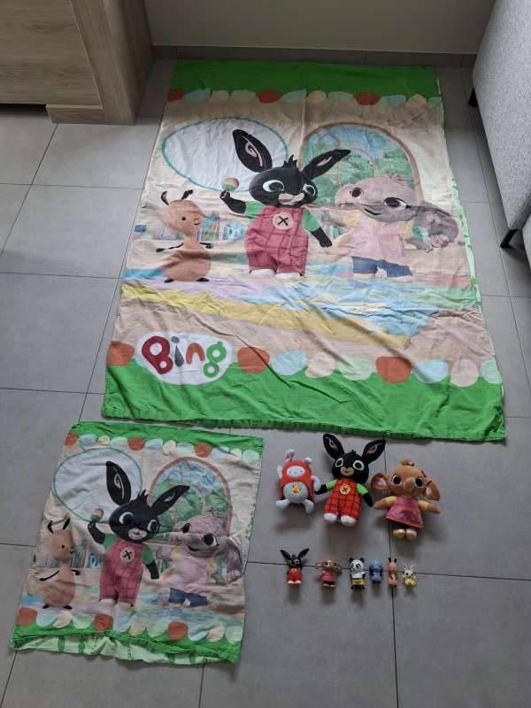 Bing dekbedovertrek, knuffels en speelfiguren, Ophalen