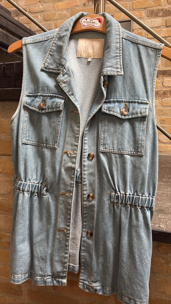 Jeans vestje zonder mouwen, Ophalen, Zo goed als nieuw