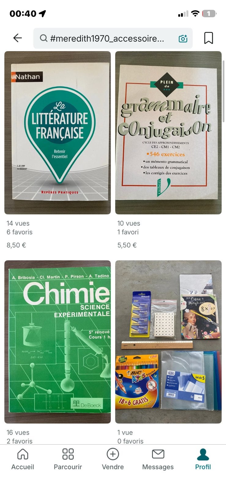 À vendre fournitures écoles, Enlèvement ou Envoi, Comme neuf