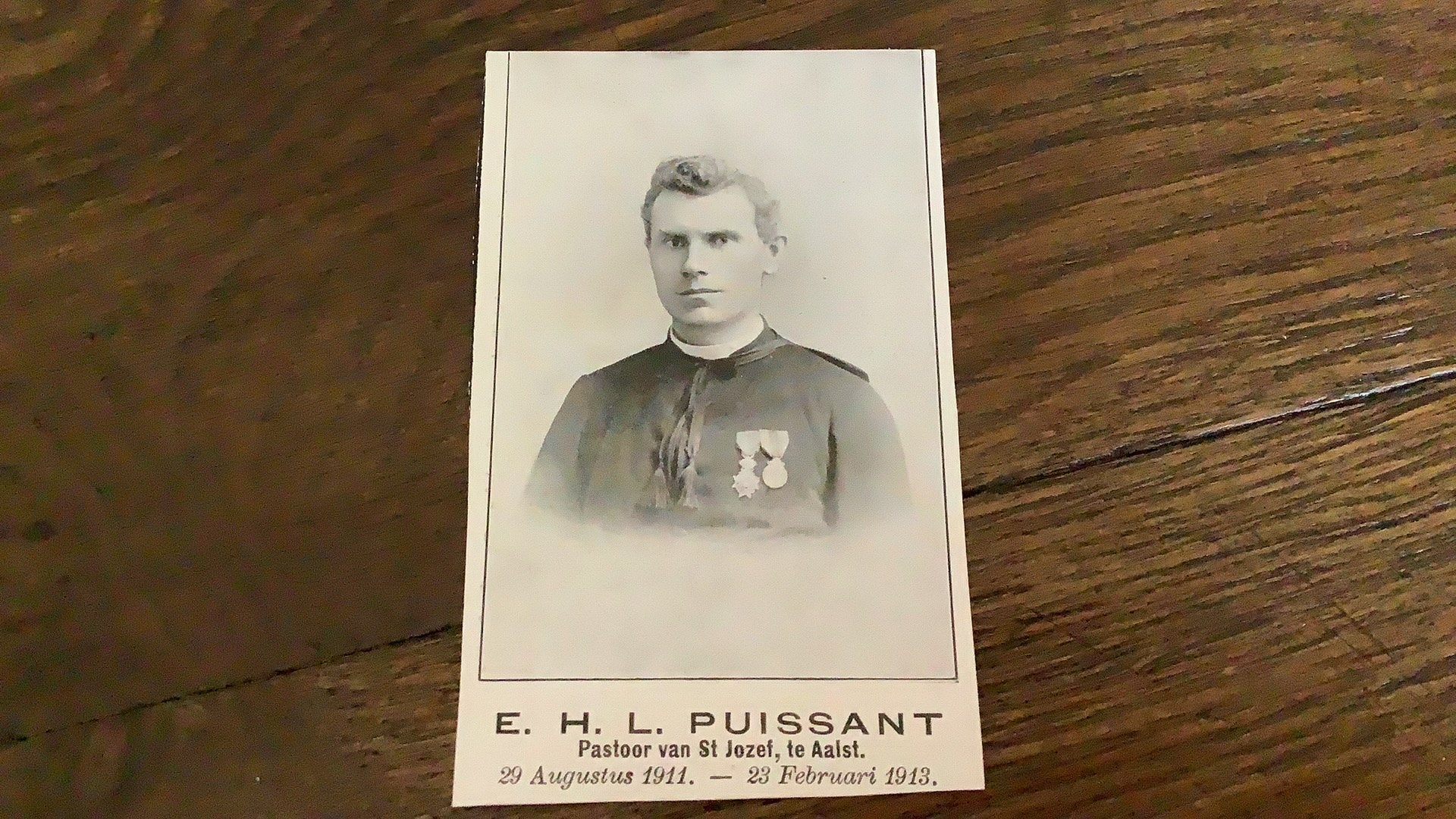 Pastoor sint Jozef Aalst 1913, Ophalen of Verzenden