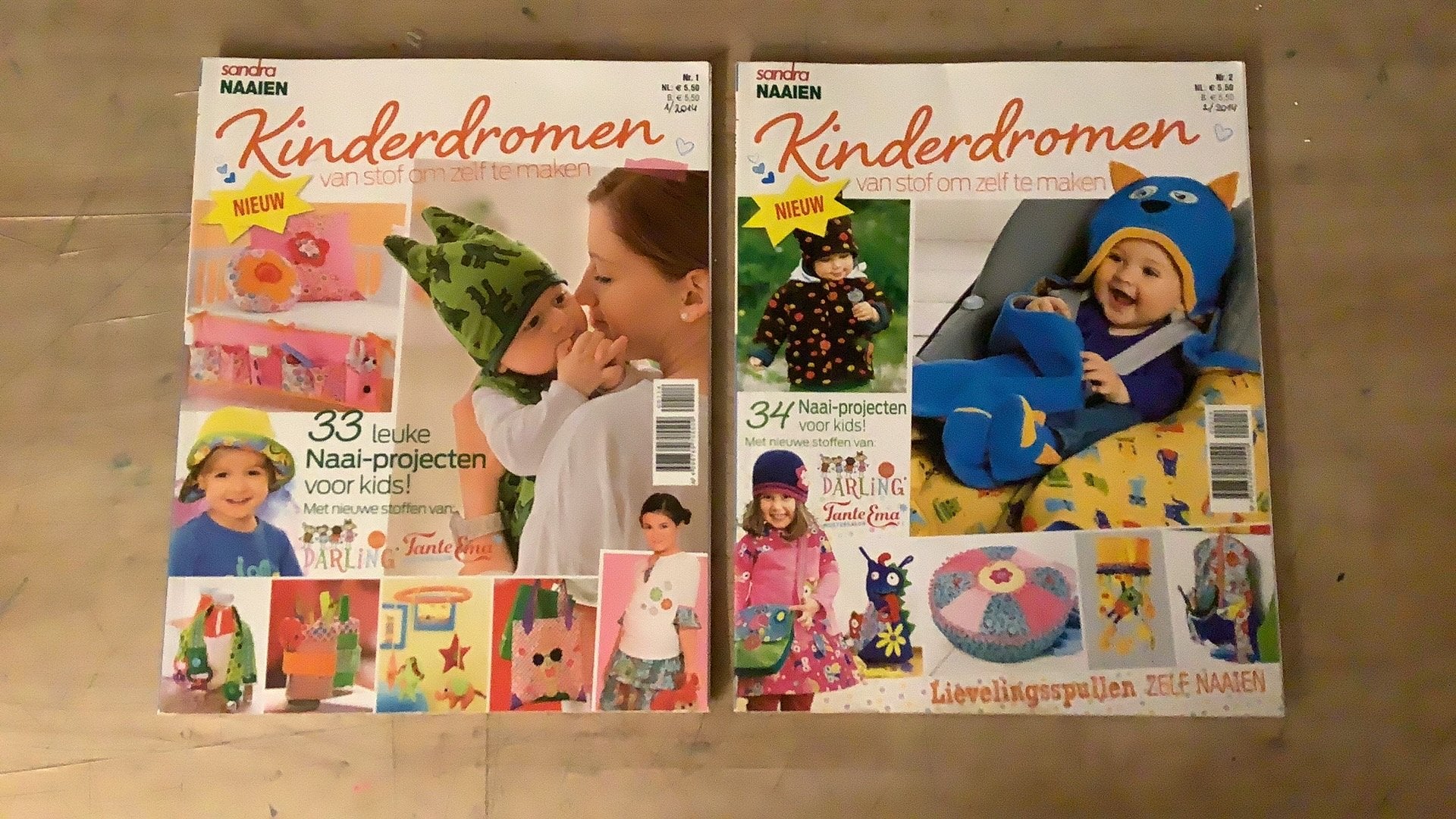 Naaitijdschrift sandra “kinderdromen”, Livres, Journaux & Revues, Enlèvement, Comme neuf, Sports et Loisirs