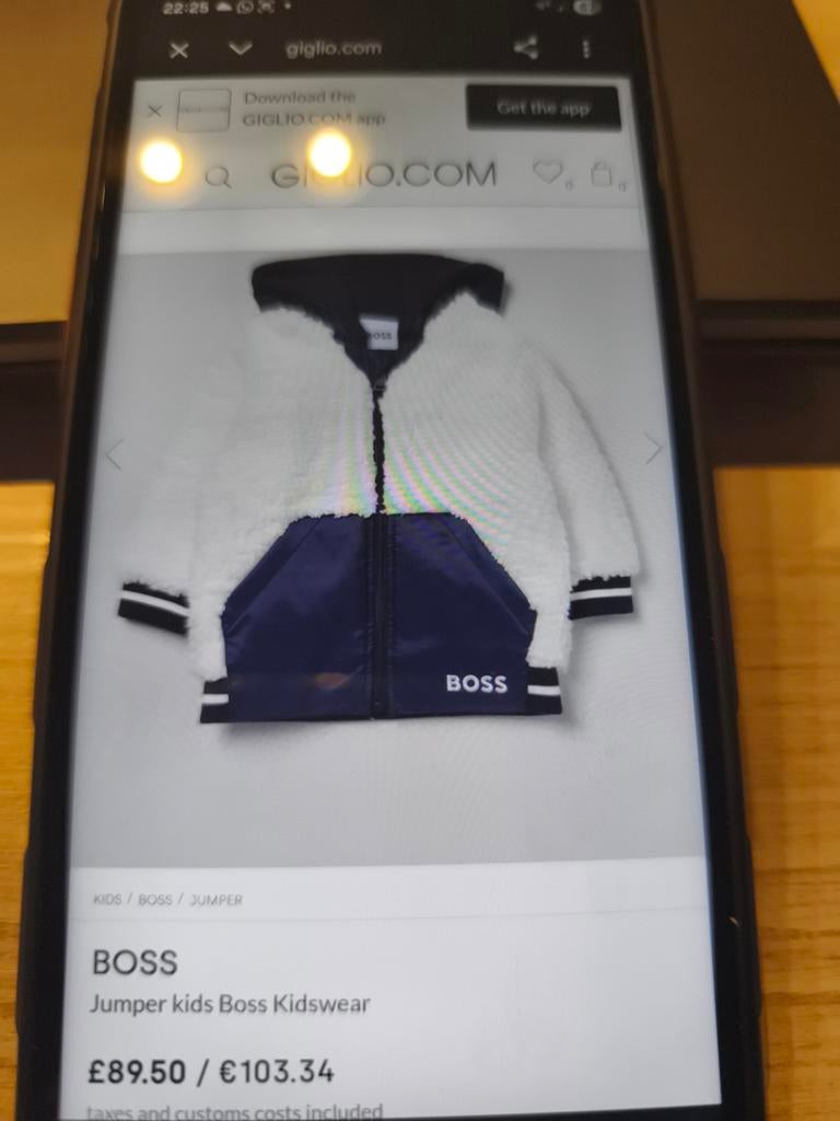 Mooi boss jasje 9m, Kinderen en Baby's, Babykleding | Maat 86, Ophalen, Jasje