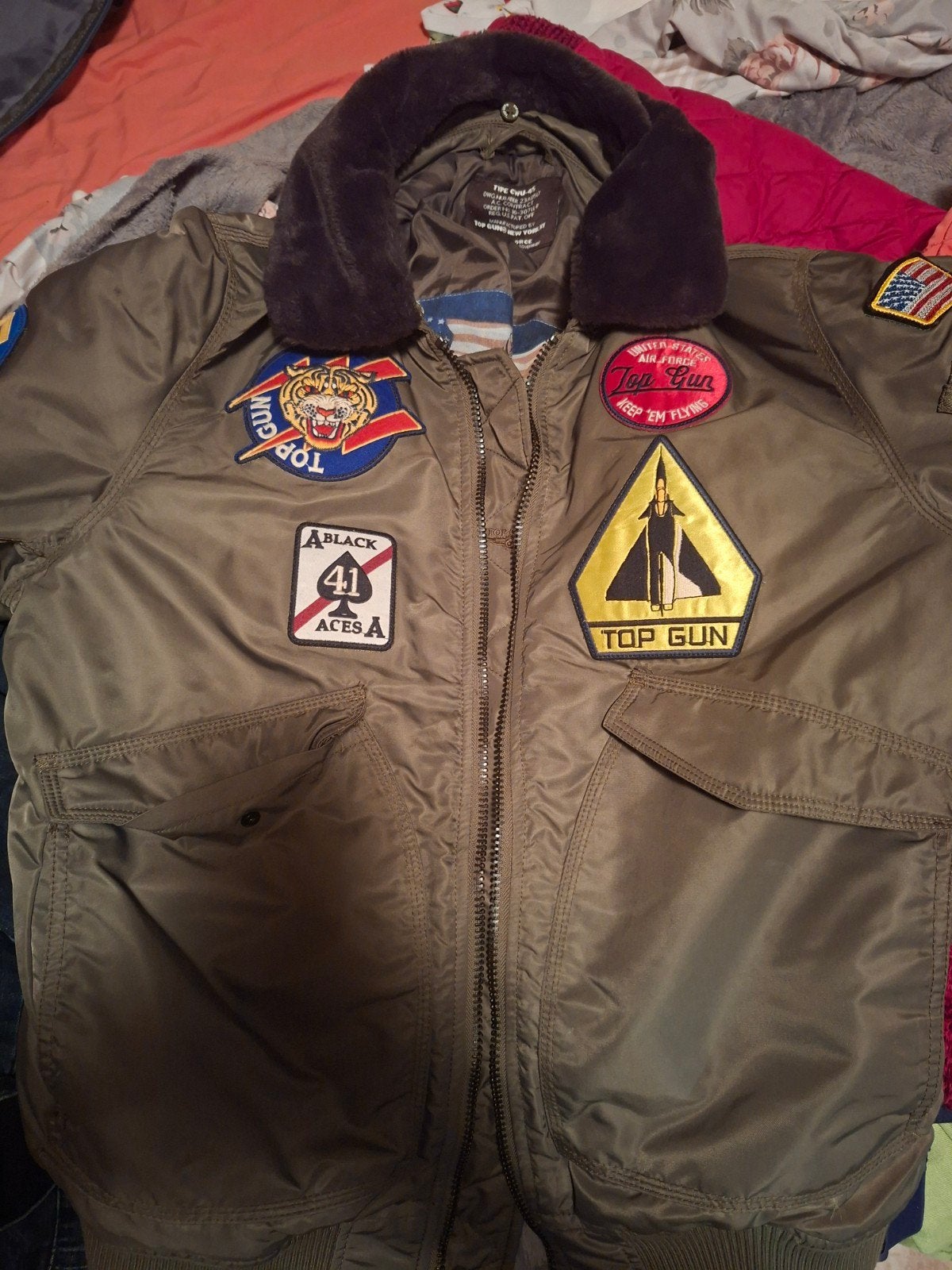 Veste homme Top Gun, Kleding | Heren, Jassen | Winter, Ophalen, Zo goed als nieuw, Maat 56/58 (XL)