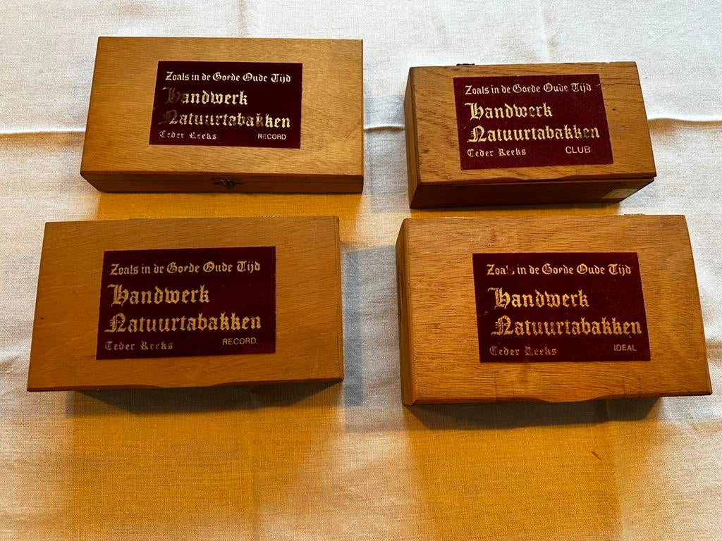 Sigarendozen “zoals in de goede ouwen tijd”, Verzamelen, Ophalen, Zo goed als nieuw