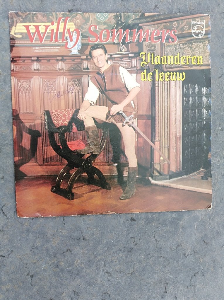 Willy Sommers: "Vlaanderen De Leeuw"/Willy Sommers-SETJE!, Pochette photo, Enlèvement ou Envoi