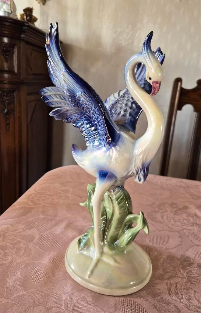 Grue en porcelaine, marque Jema, Enlèvement ou Envoi