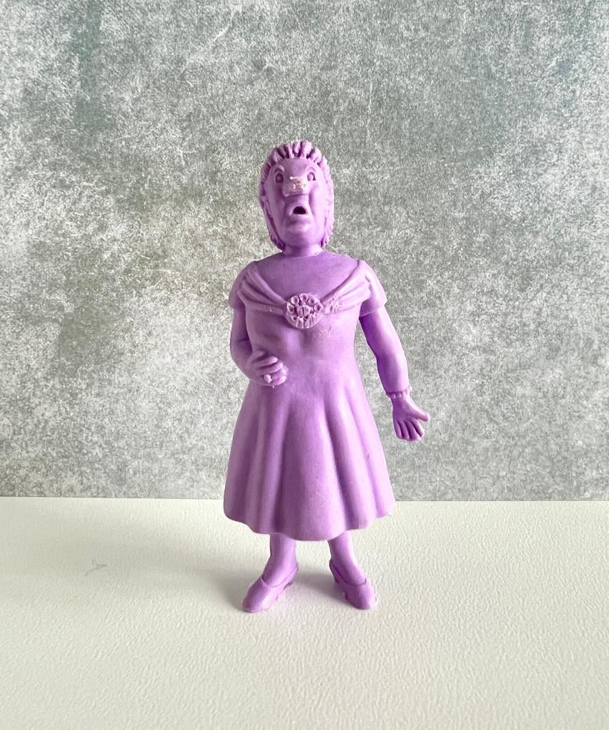 Figurine Castafiore mauve - Tintin Esso 1973, Statue ou Figurine, Tintin, Enlèvement ou Envoi, Esso