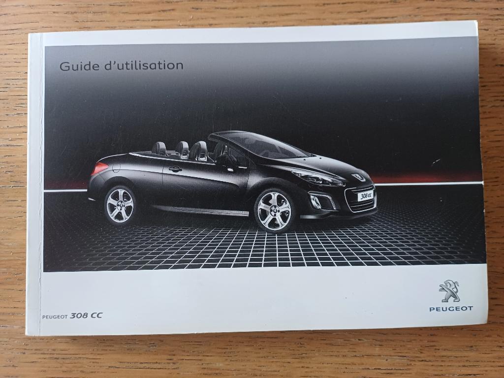 Peugeot 308cc gebruikershandleiding. Voor onze ndels, Auto diversen, Handleidingen en Instructieboekjes, Ophalen of Verzenden
