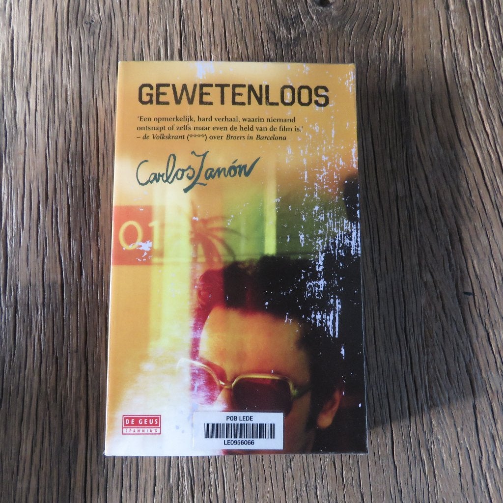 Carlos Zanon Gewetenloos, Boeken, Ophalen of Verzenden