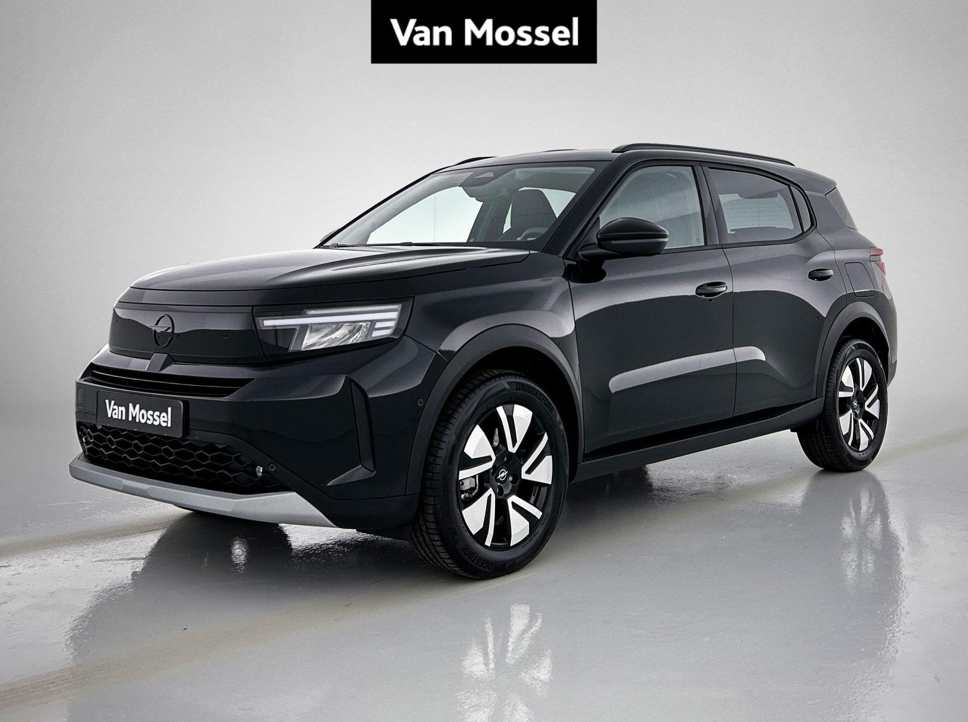 Opel Frontera 1.2 Turbo MHEV 107kW GS eDCT, Auto's, Stof, 145 pk, 610 kg, Zwart