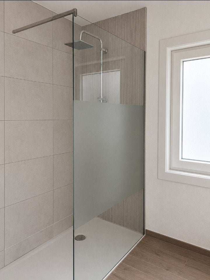 Paroi de douche en verre trempé – 85  200 cm À DÉMONTER, Enlèvement