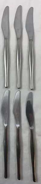 Gero Zilduro 730 Romanti Tafelmes messen 6-delig set bestek, Huis en Inrichting, Verzenden, Zo goed als nieuw, Inox of Chroom