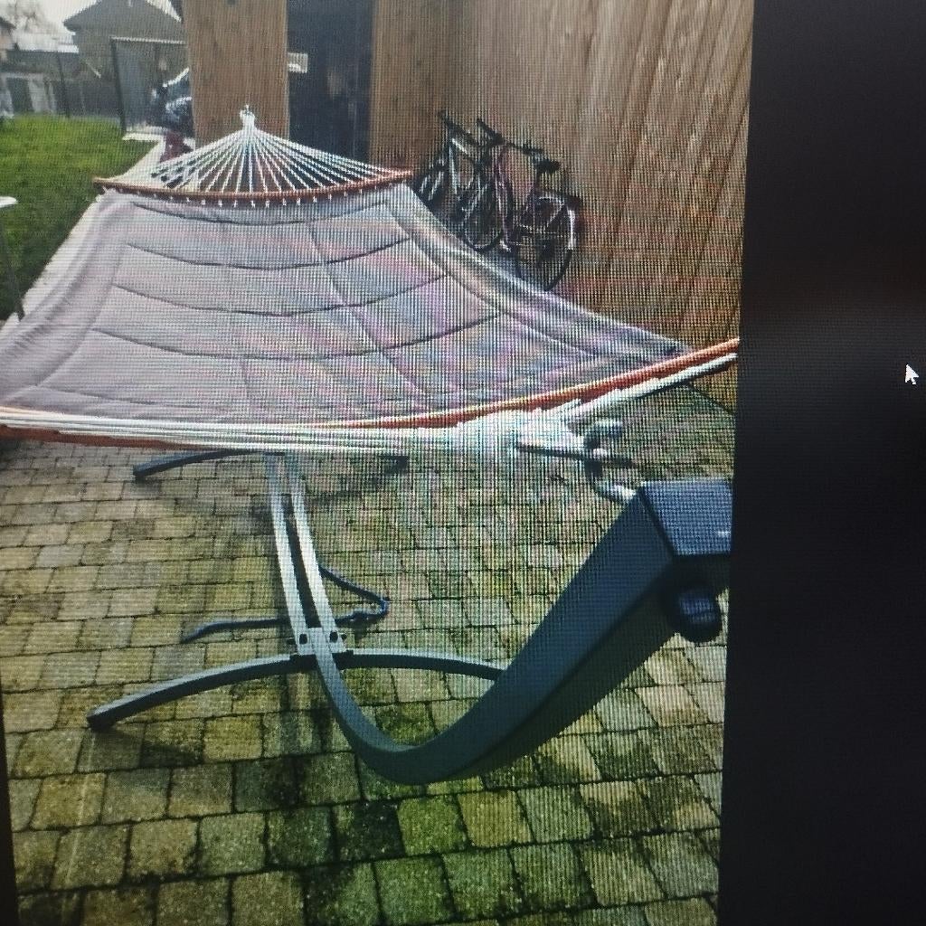 hangmat, Ophalen, Zo goed als nieuw