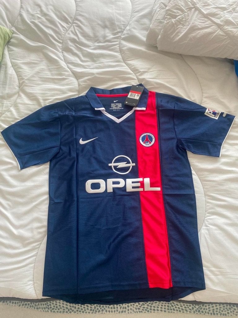 Maillot Vintage Ronaldinho - Psg, Taille L, Enlèvement ou Envoi, Neuf, Maillot