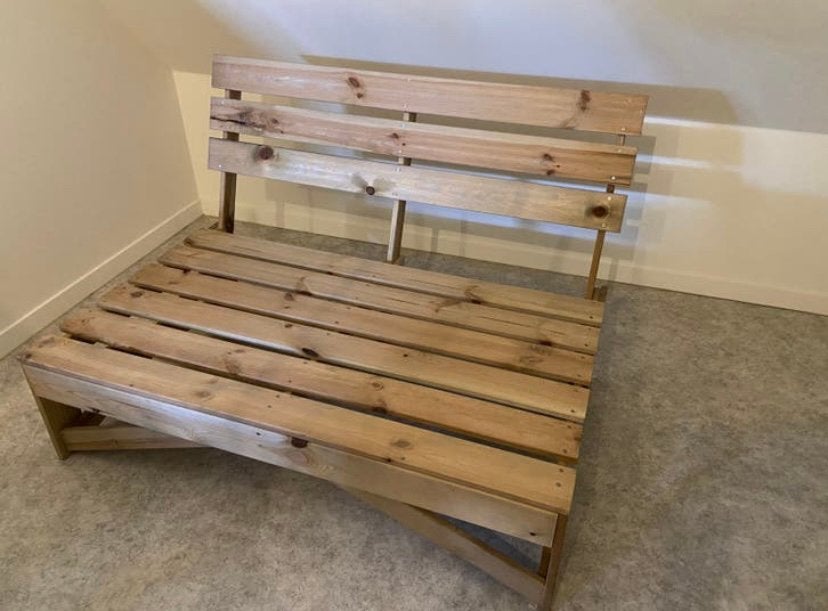 Palletbank, Tuin en Terras, Nieuw, Loungeset, Bank, Ophalen