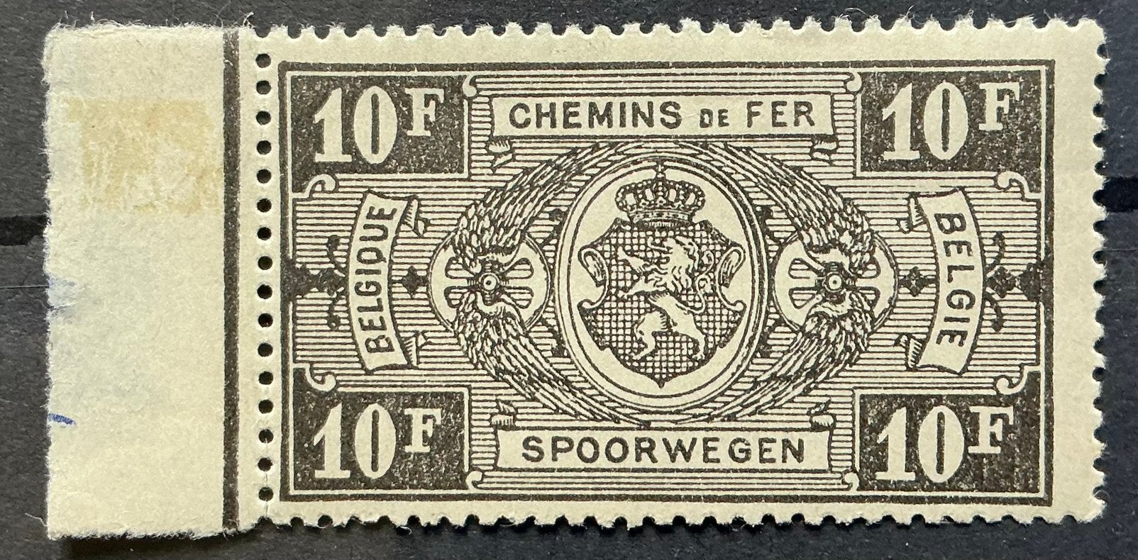 LOT 937. OBP: TR212. SPOORWEGEN. Licht gebrek., Orginele gom, Ophalen of Verzenden, Postfris, Treinen