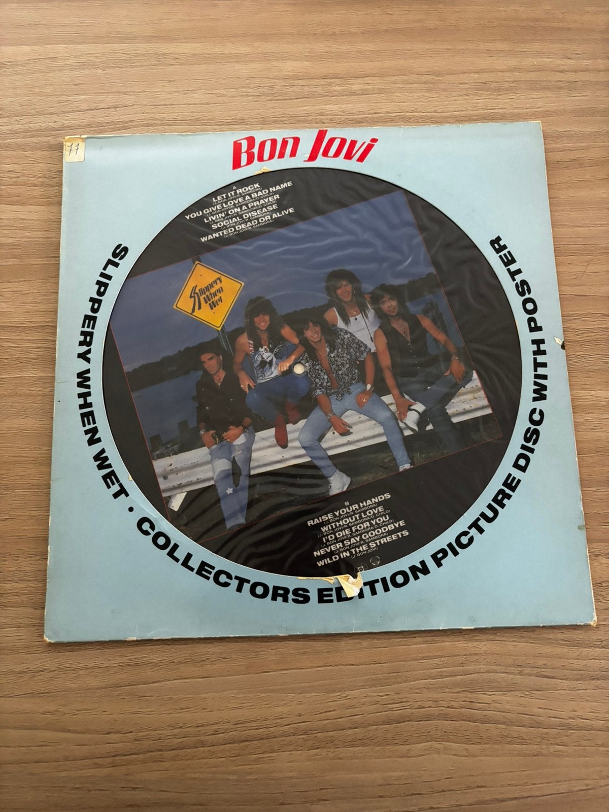 Bon Jovi — Slippery When Wet — Photo de l'édition Collectors, Enlèvement ou Envoi, Utilisé, CD ou Disque