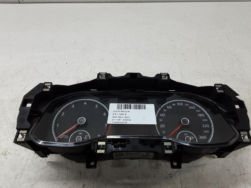 COMPTEUR DE VITESSE Volkswagen Polo VI (AW1) (2G0920740J), Volkswagen, Mevr. I. Hauben, Utilisé, Rue de l'Espoir 34 34
4030  GRIVEGNÉE, BE