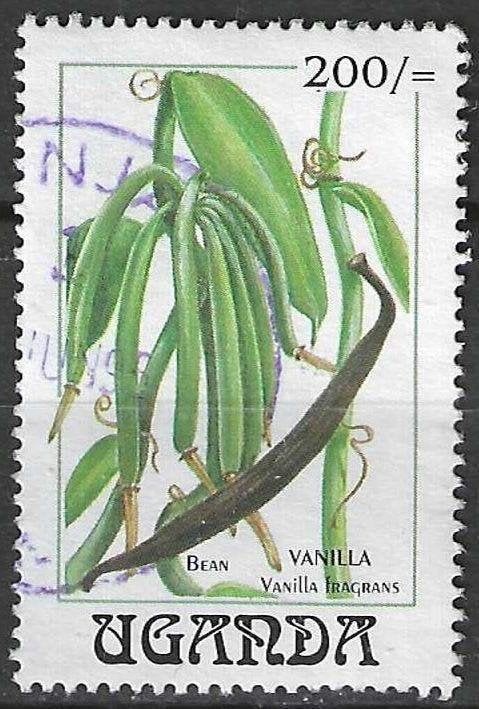Uganda 1994 - Yvert 1051 - Vanilla fragrans - 200 s. (ST), Postzegels en Munten, Postzegels | Afrika, Verzenden, Gestempeld