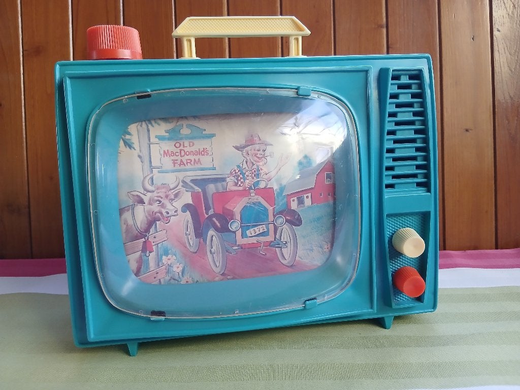 Zeldzame vintage speelgoedtelevisie  Ohio Art, Enlèvement ou Envoi