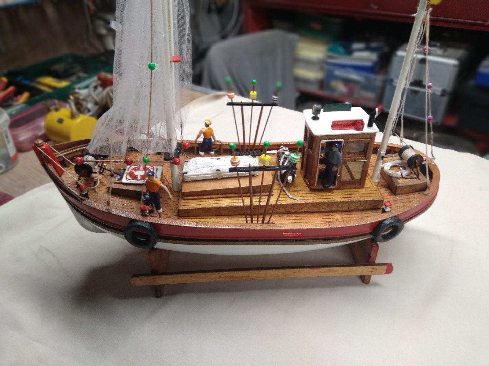 bateau de pêche, Enlèvement