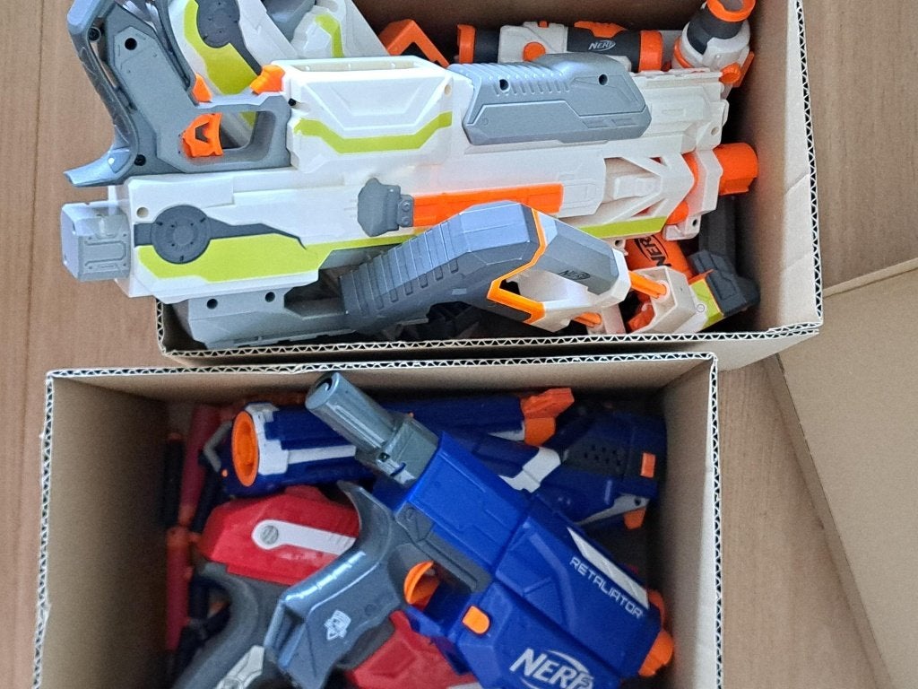 Nerf geweren 6 stuks, Ophalen, Gebruikt