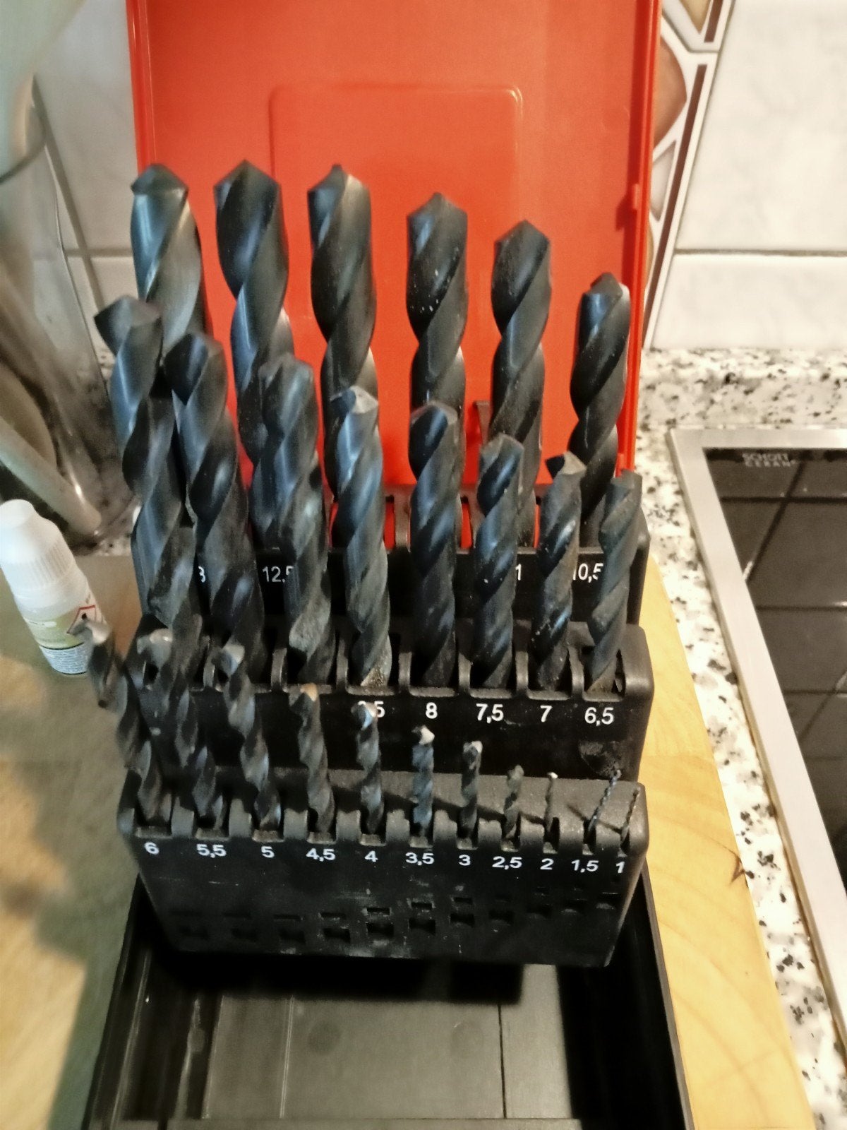 borenset 25 delig format metaal nieuw, Doe-het-zelf en Bouw, Ophalen