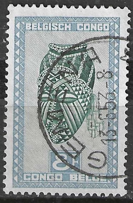 Congo belge 1948/1951 - Yvert 291B - Masques/Statues (ST), Timbres & Monnaies, Envoi, Affranchi