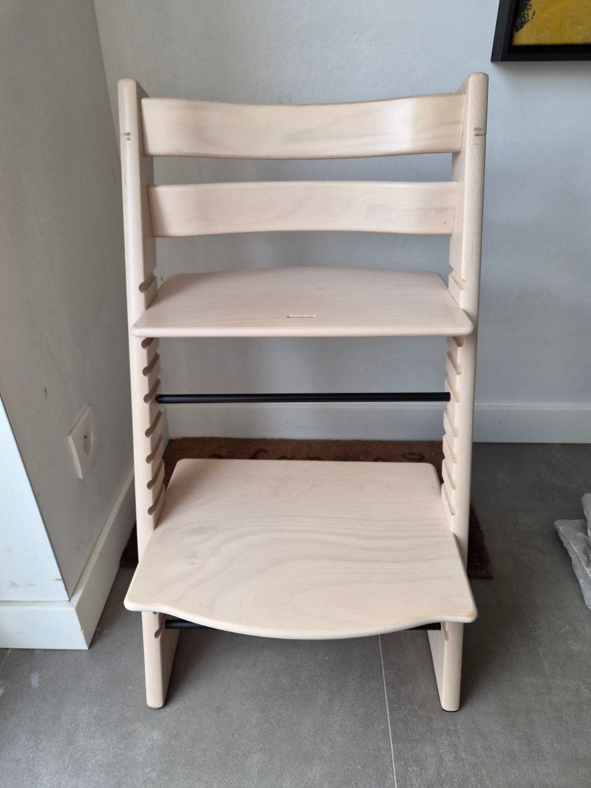 Chaise de croissance naturelle Tripp Trapp Stokke, Enlèvement, Comme neuf, Chaise évolutive