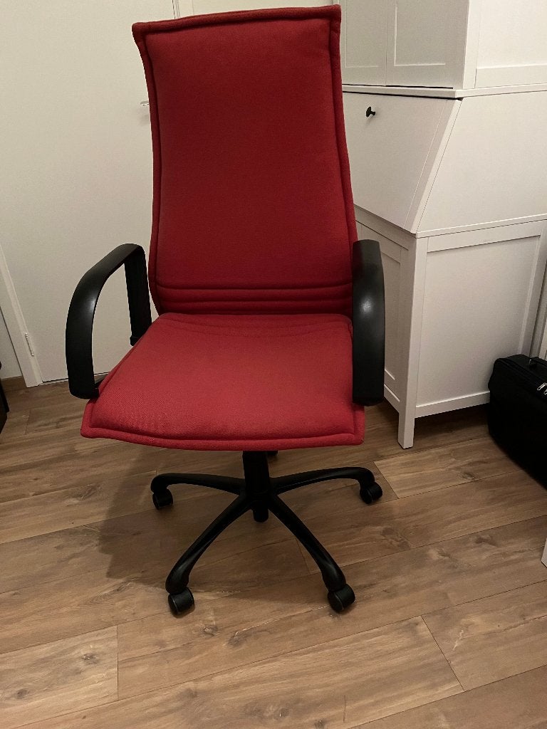 Bureaustoel terracota-kleur, Autres couleurs, Comme neuf, Enlèvement, Chaise de bureau